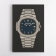 Patek Nautilus Blue Illistration