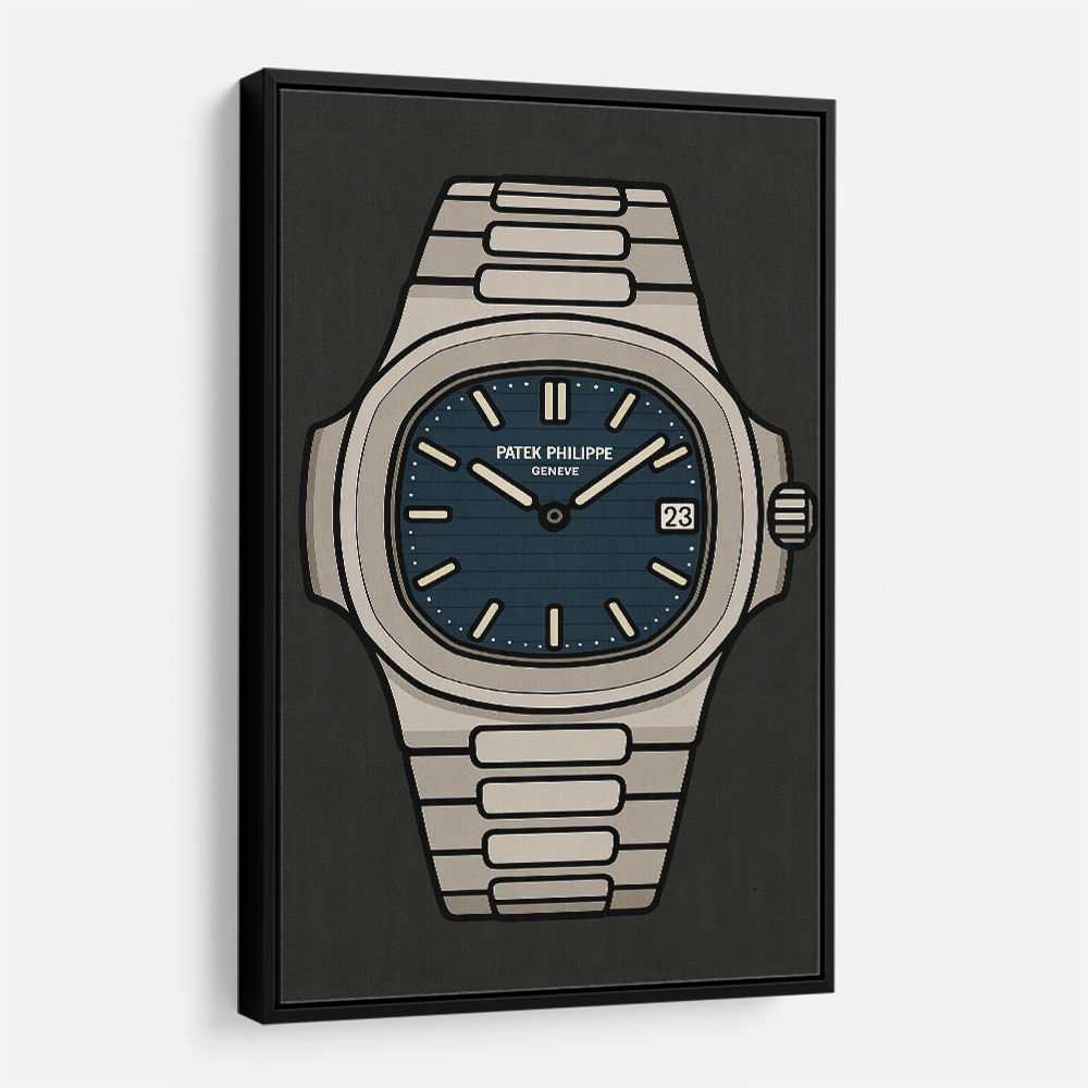 Patek Nautilus Blue Illistration