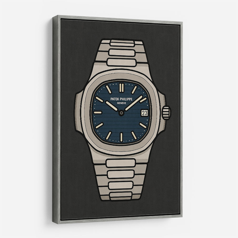 Patek Nautilus Blue Illistration