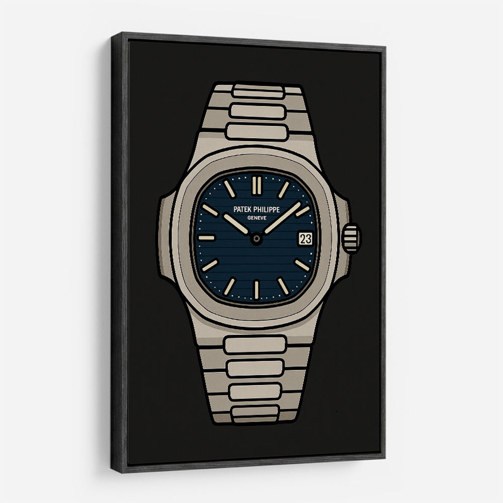 Patek Nautilus Blue Illistration