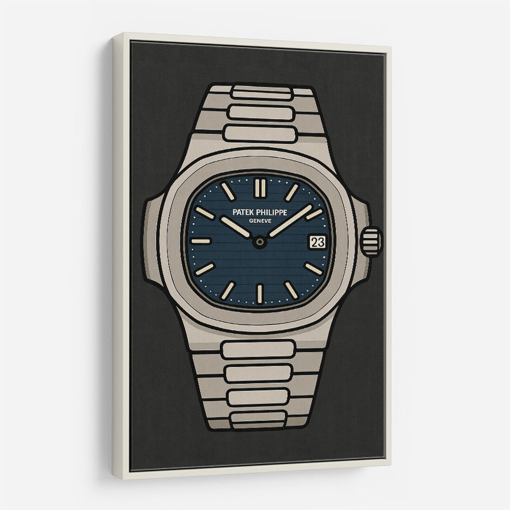 Patek Nautilus Blue Illistration