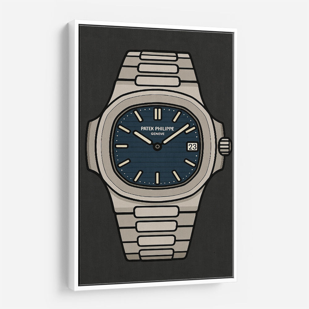 Patek Nautilus Blue Illistration