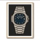 Patek Nautilus Blue Illistration