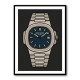 Patek Nautilus Blue Illistration