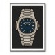 Patek Nautilus Blue Illistration