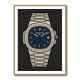 Patek Nautilus Blue Illistration
