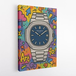 Patek Nautilus Graffiti Style Cartoon