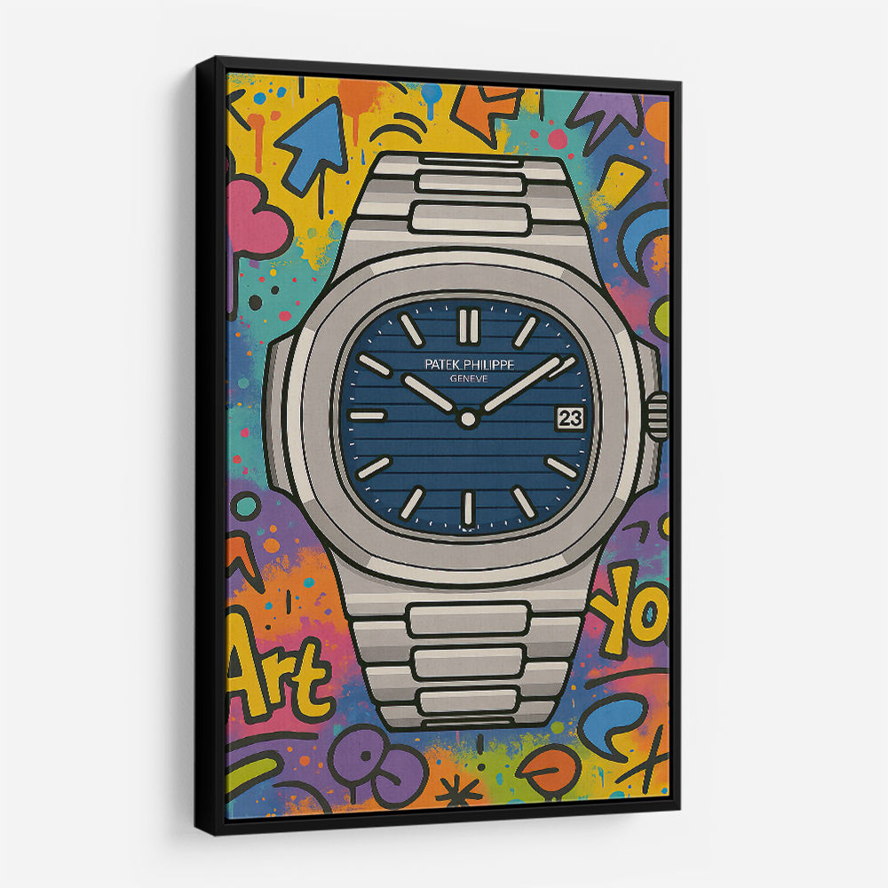 Patek Nautilus Graffiti Style Cartoon