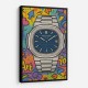 Patek Nautilus Graffiti Style Cartoon