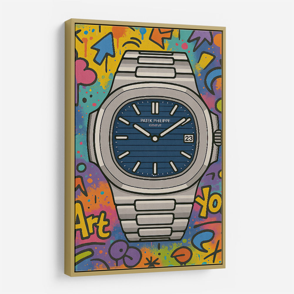 Patek Nautilus Graffiti Style Cartoon