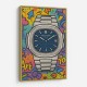 Patek Nautilus Graffiti Style Cartoon