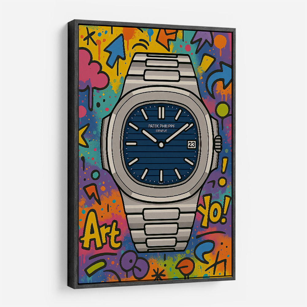 Patek Nautilus Graffiti Style Cartoon