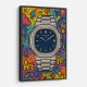 Patek Nautilus Graffiti Style Cartoon