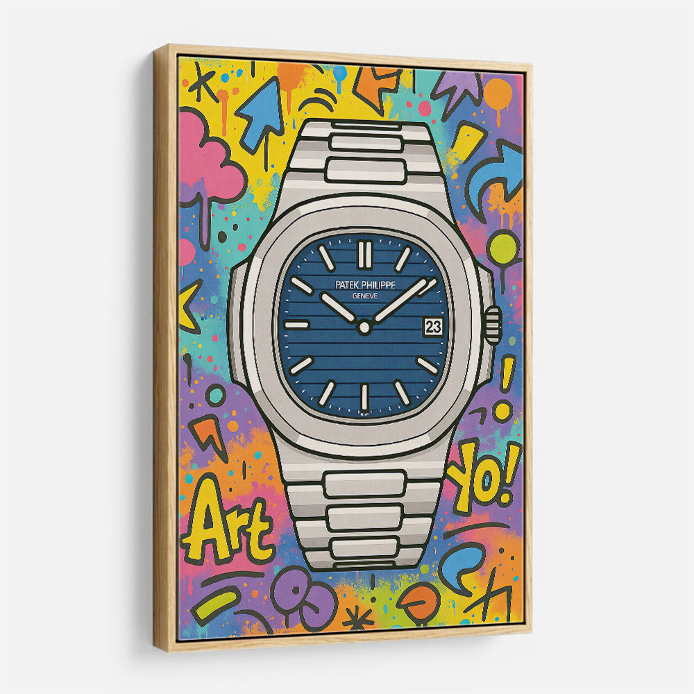 Patek Nautilus Graffiti Style Cartoon
