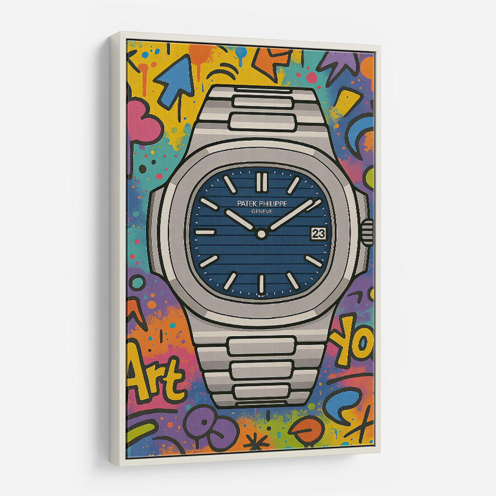 Patek Nautilus Graffiti Style Cartoon