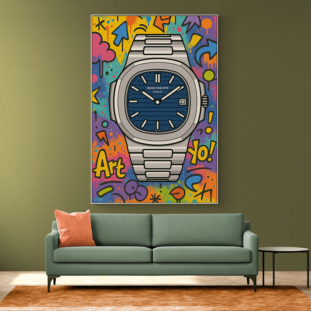 Patek Nautilus Graffiti Style Cartoon