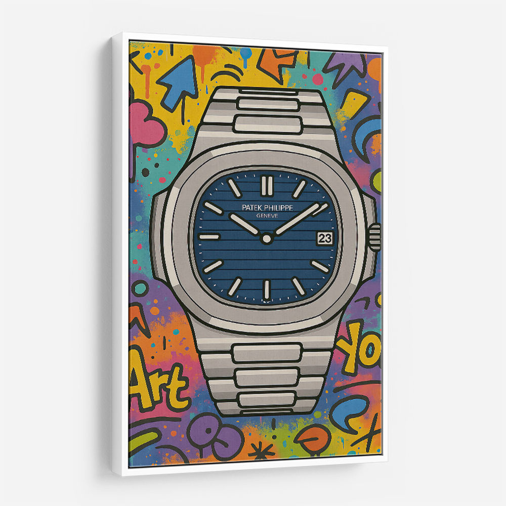 Patek Nautilus Graffiti Style Cartoon