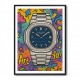 Patek Nautilus Graffiti Style Cartoon
