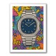Patek Nautilus Graffiti Style Cartoon