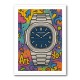 Patek Nautilus Graffiti Style Cartoon