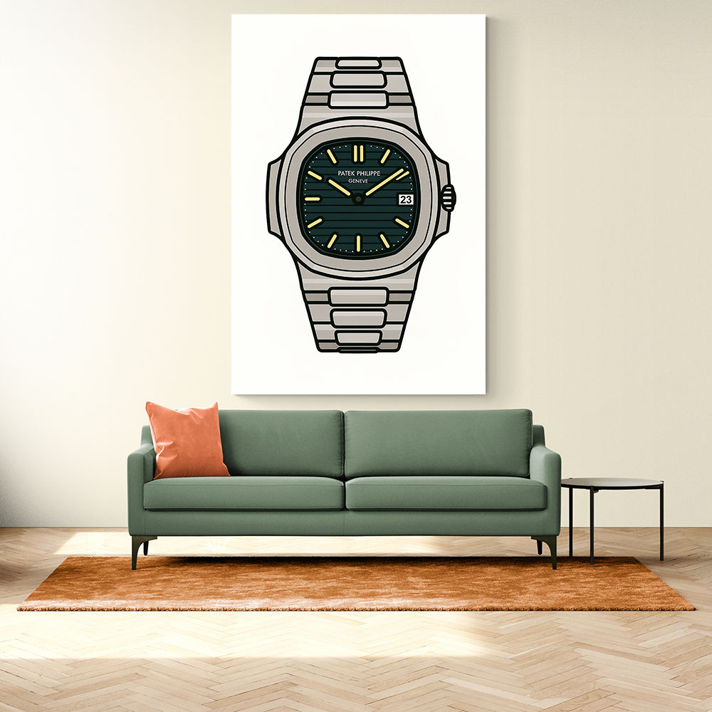 Patek Nautilus In a Cartoon Style