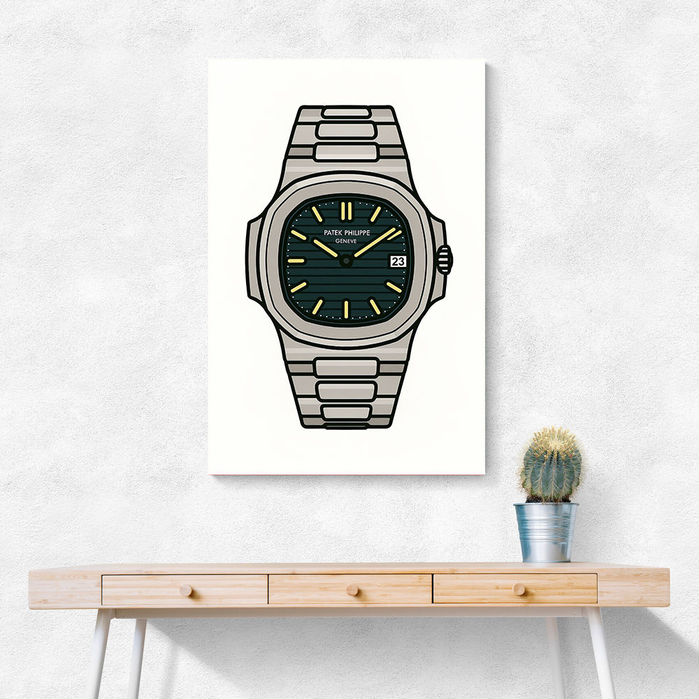 Patek Nautilus In a Cartoon Style