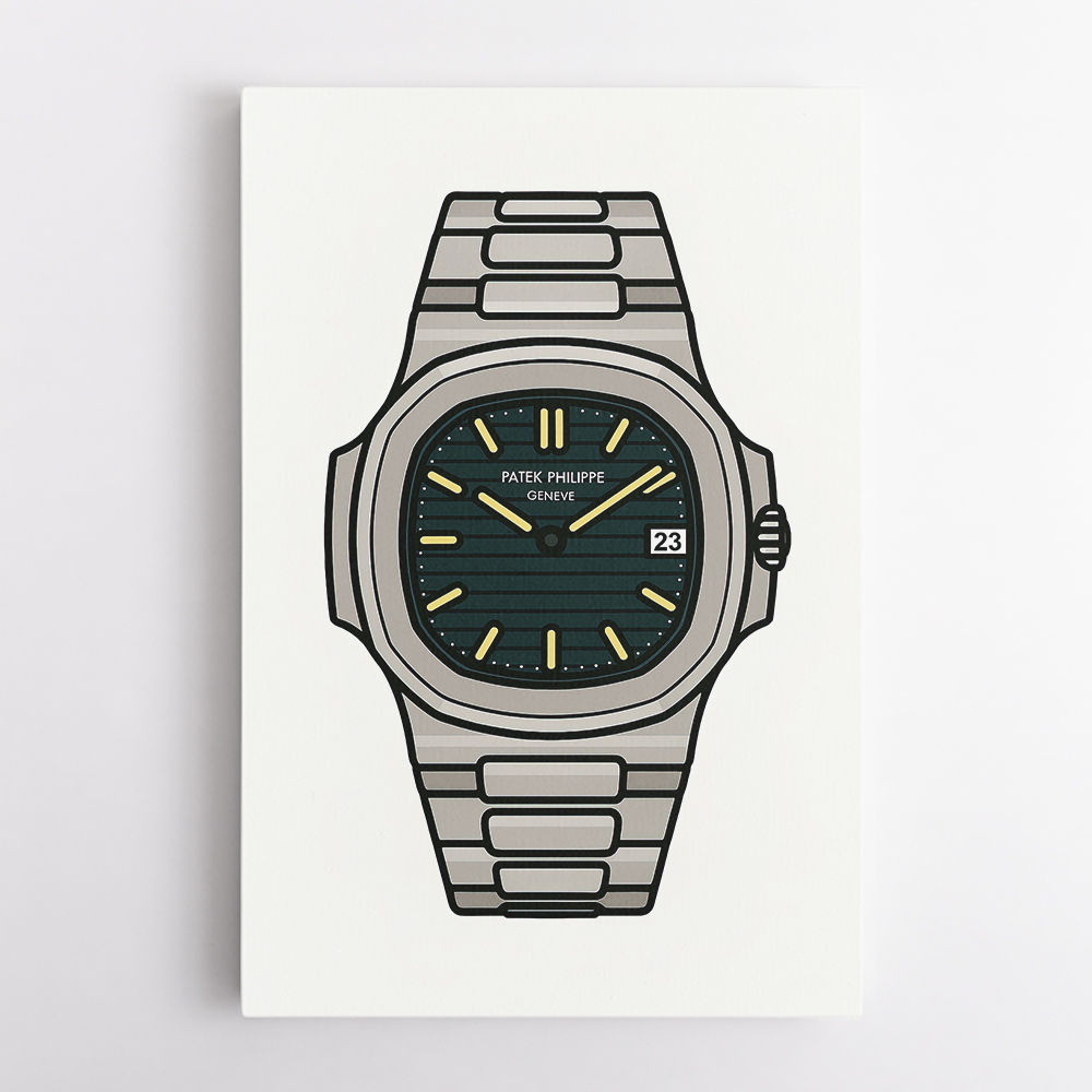Patek Nautilus In a Cartoon Style