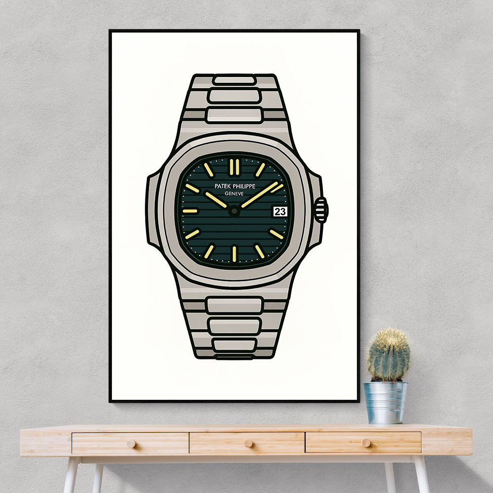Patek Nautilus In a Cartoon Style