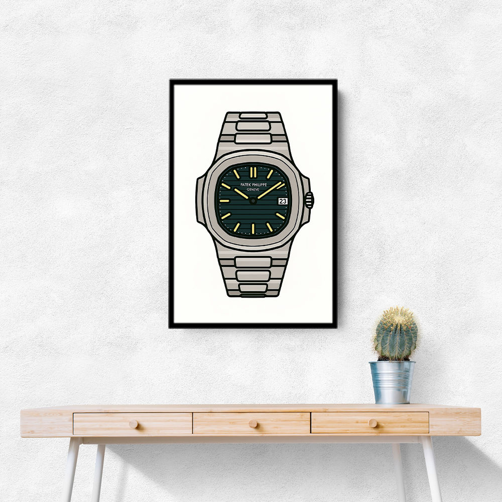 Patek Nautilus In a Cartoon Style