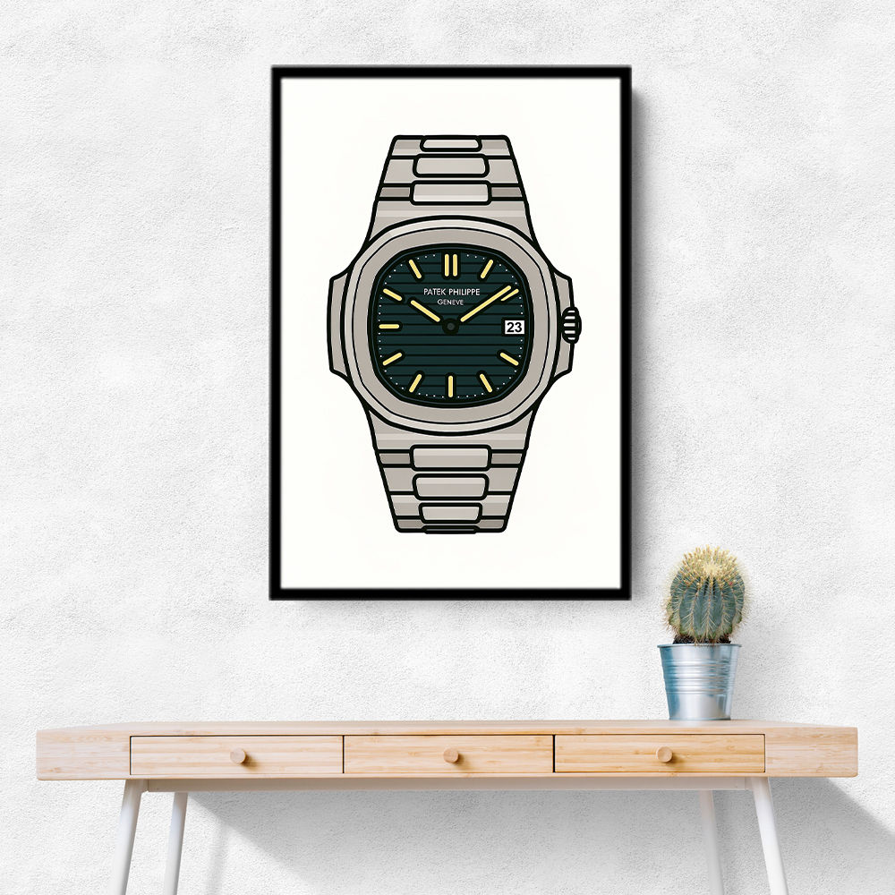 Patek Nautilus In a Cartoon Style