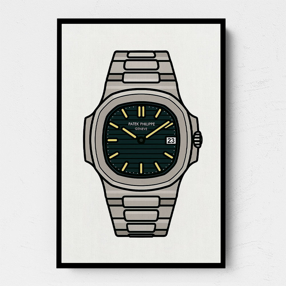 Patek Nautilus In a Cartoon Style