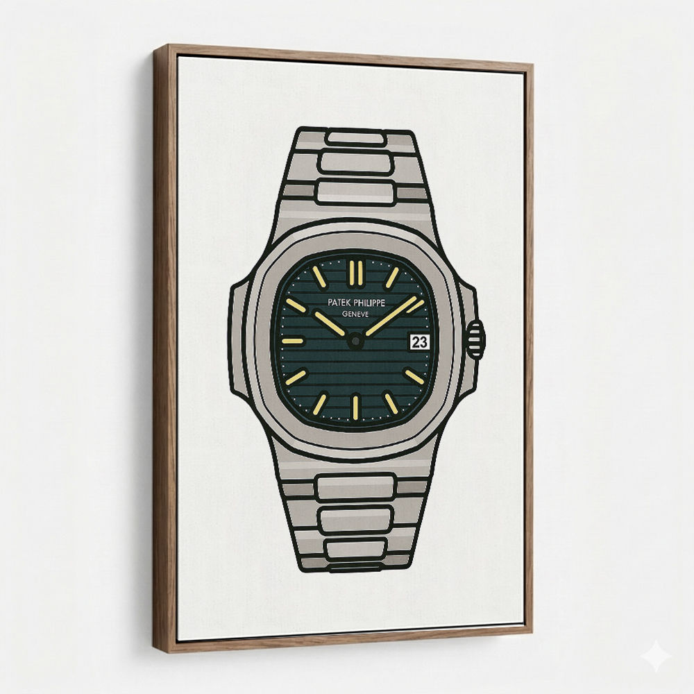 Patek Nautilus In a Cartoon Style