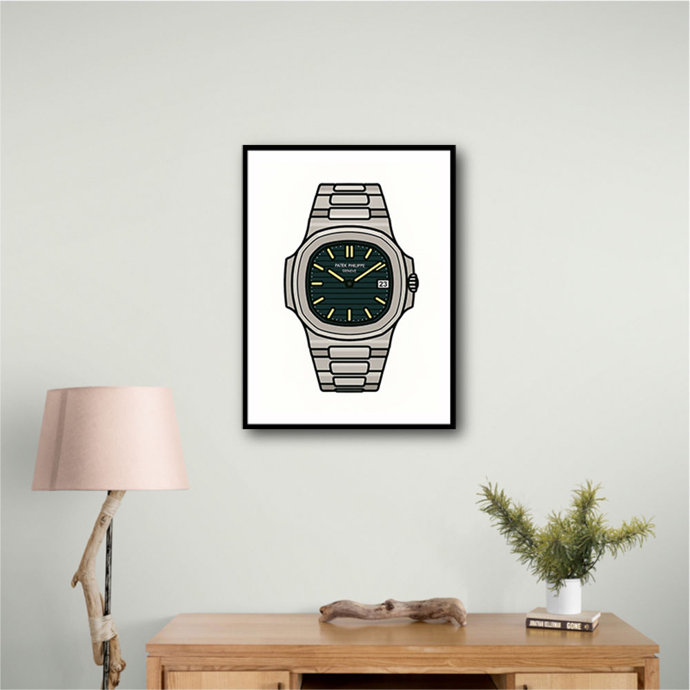 Patek Nautilus In a Cartoon Style
