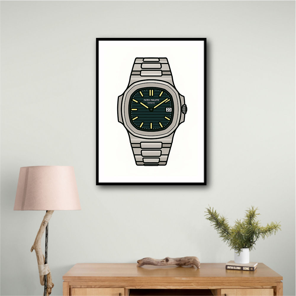 Patek Nautilus In a Cartoon Style