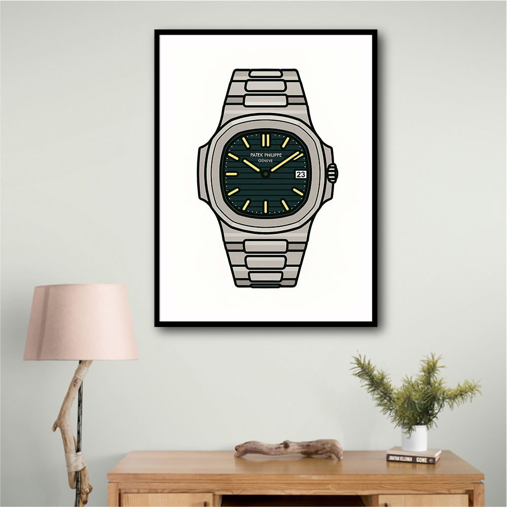 Patek Nautilus In a Cartoon Style