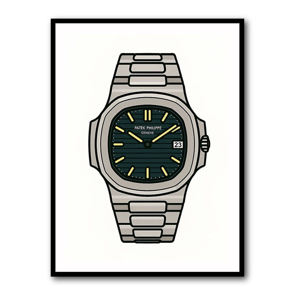 Patek Nautilus In a Cartoon Style