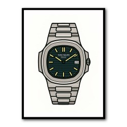 Patek Nautilus In a Cartoon Style