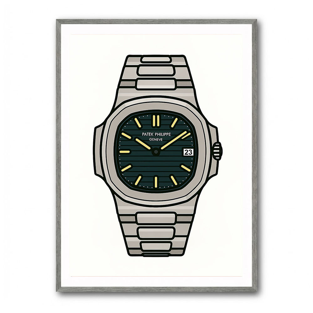 Patek Nautilus In a Cartoon Style