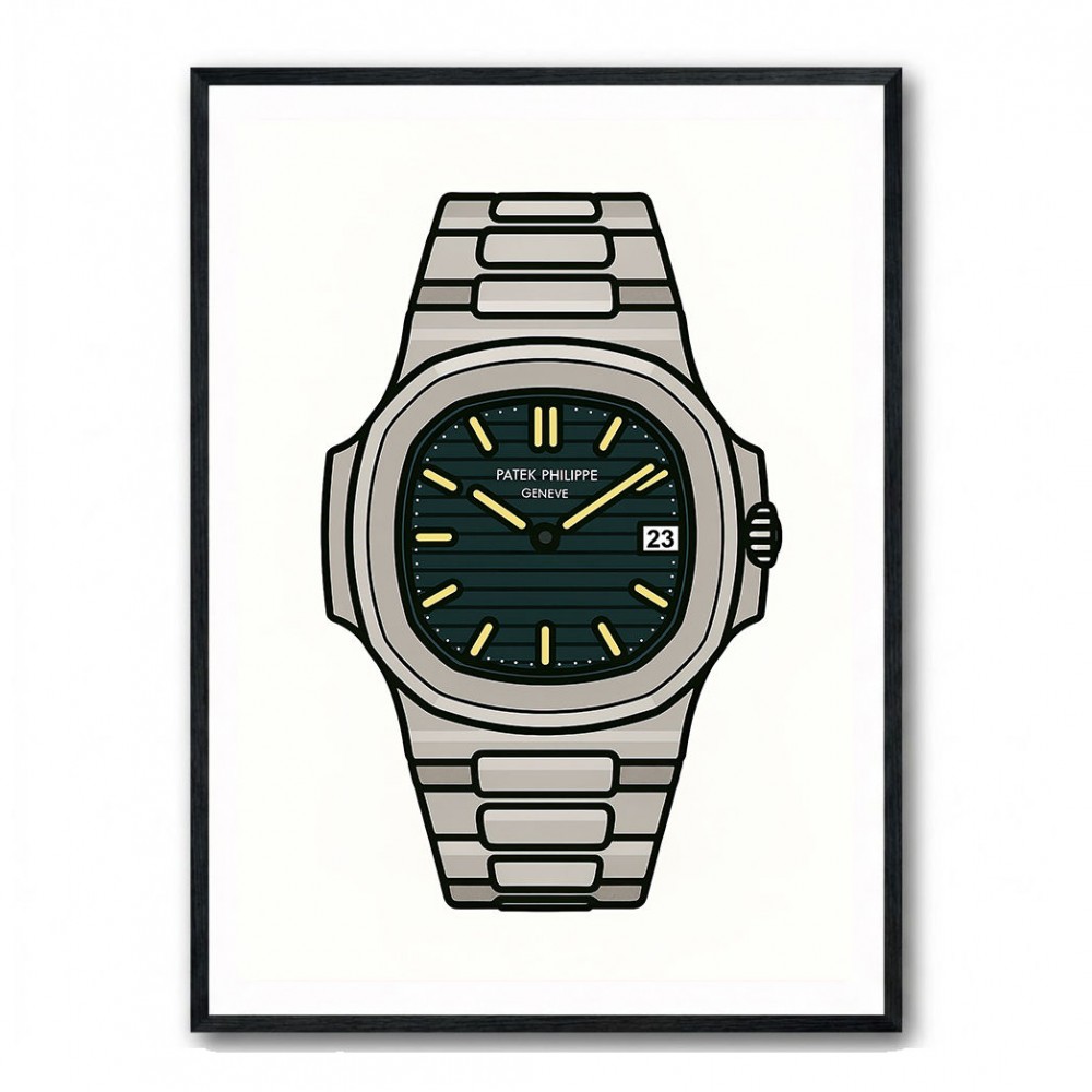 Patek Nautilus In a Cartoon Style