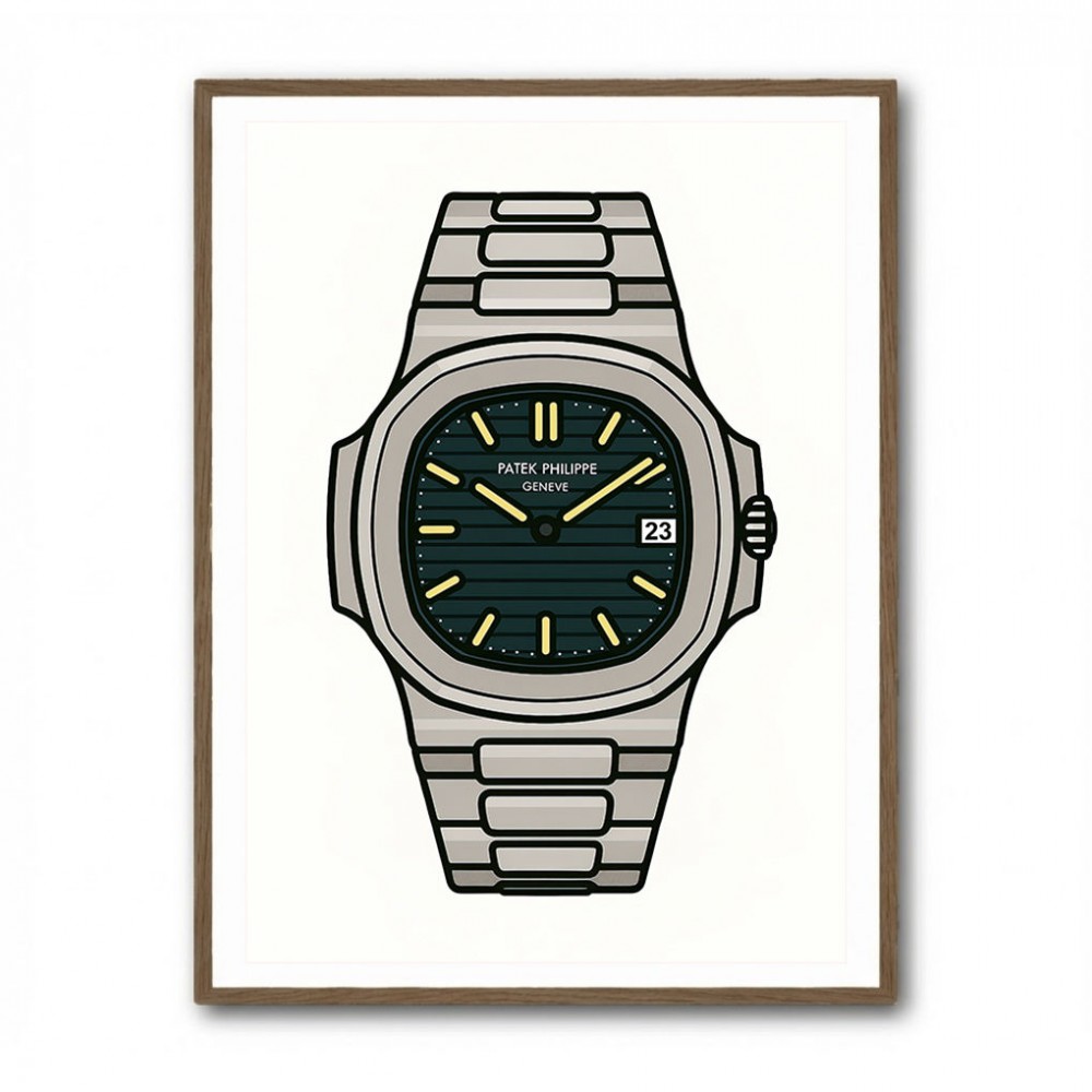 Patek Nautilus In a Cartoon Style