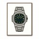 Patek Nautilus In a Cartoon Style
