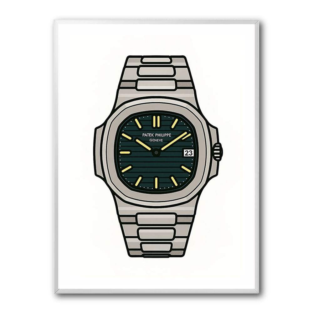 Patek Nautilus In a Cartoon Style