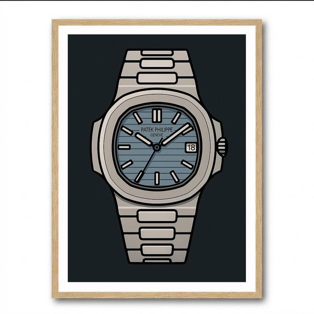 Patek Nautilus Tiffany Blue Illistration