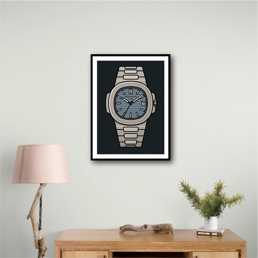 Patek Nautilus Tiffany Blue Illistration