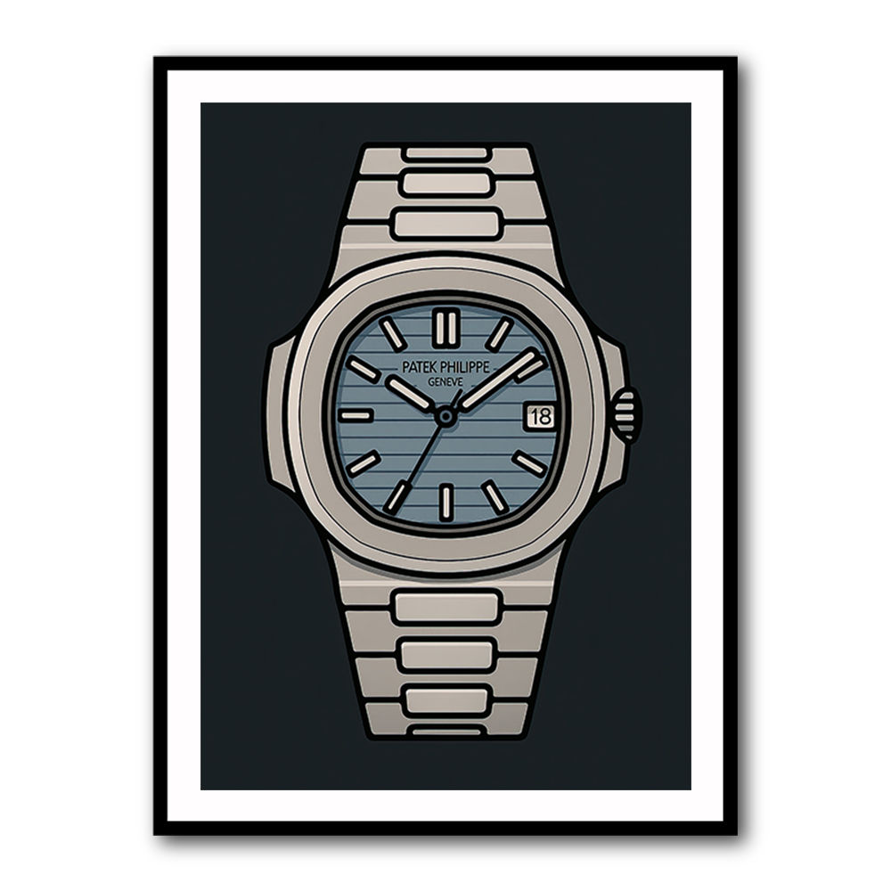 Patek Nautilus Tiffany Blue Illistration