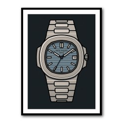 Patek Nautilus Tiffany Blue Illistration