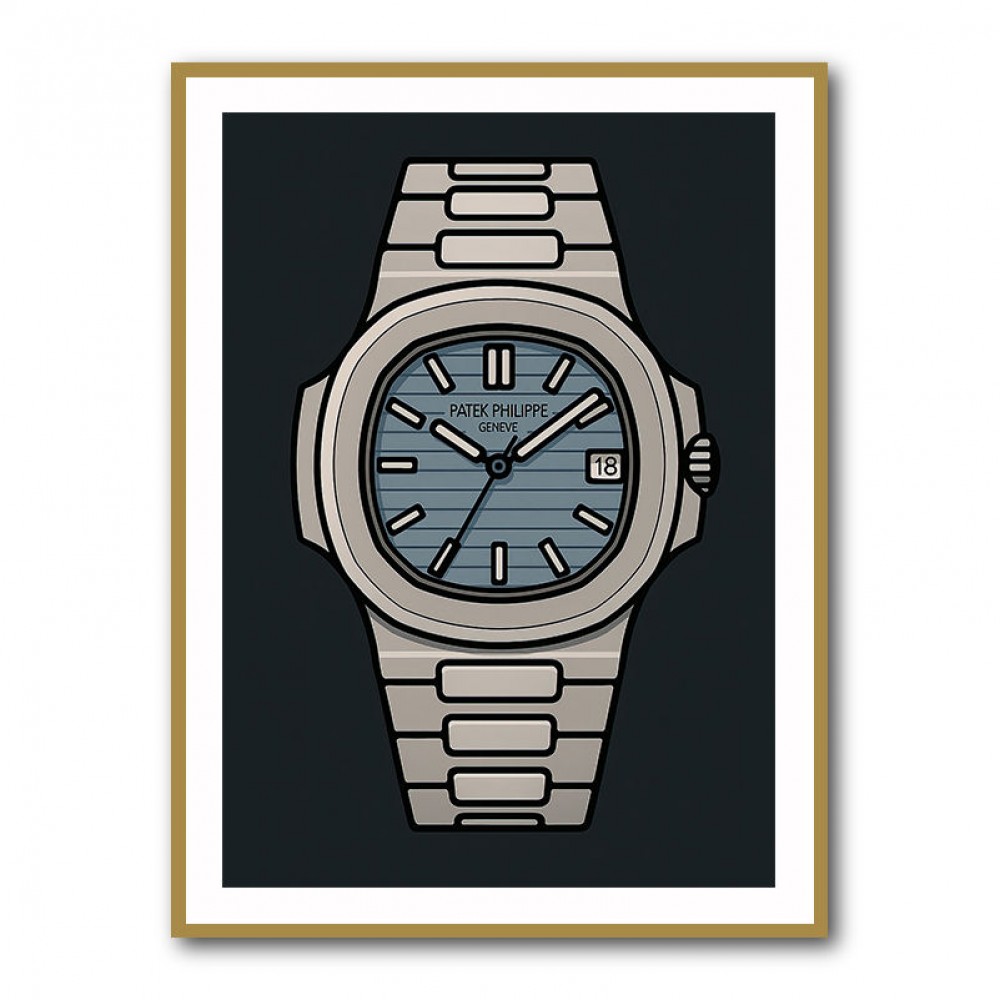 Patek Nautilus Tiffany Blue Illistration
