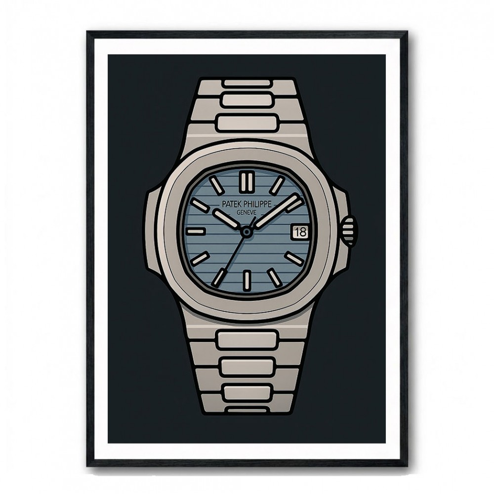 Patek Nautilus Tiffany Blue Illistration