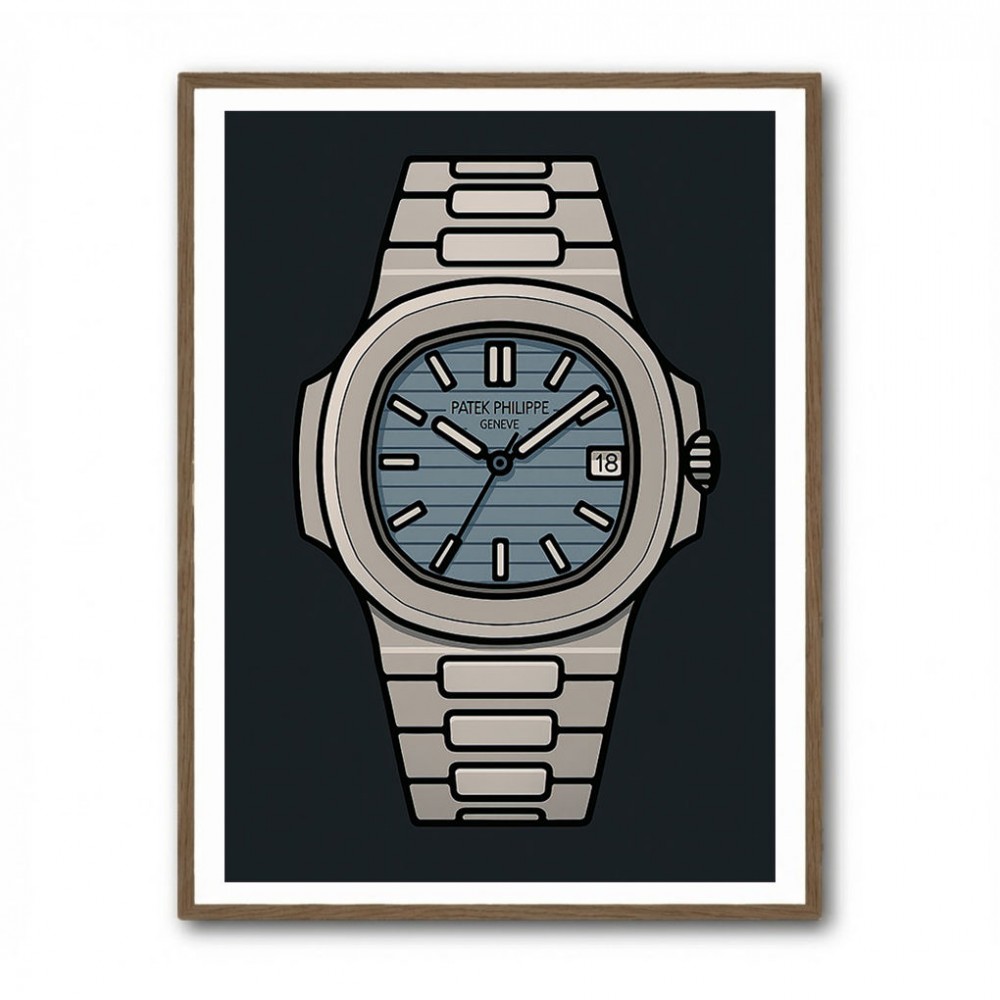 Patek Nautilus Tiffany Blue Illistration