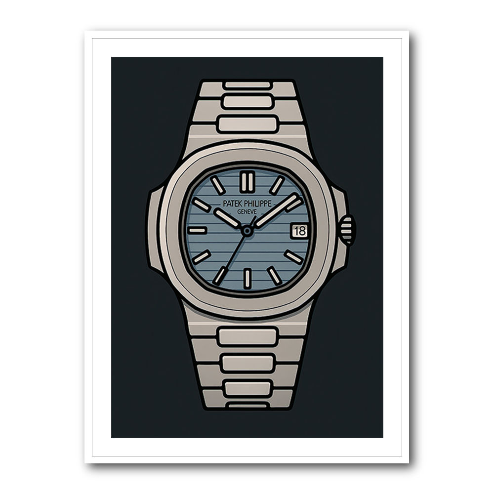 Patek Nautilus Tiffany Blue Illistration